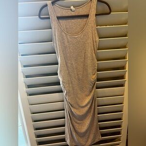 Pink blush maternity dress